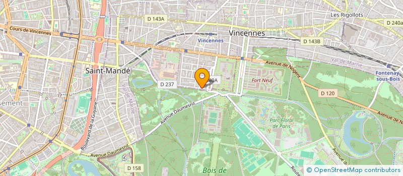 localisation de l'entreprise PROSPICA CONSULTING à VINCENNES