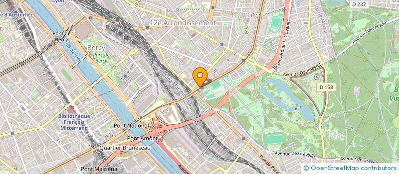 localisation de l'entreprise PROSPORT à PARIS