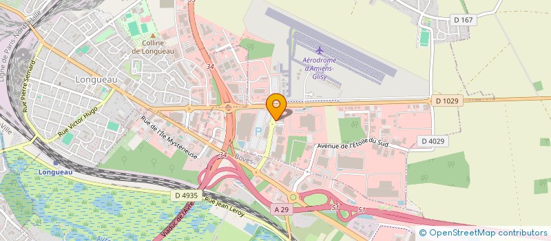 localisation de l'entreprise PROSPORT ENGLOS à GLISY