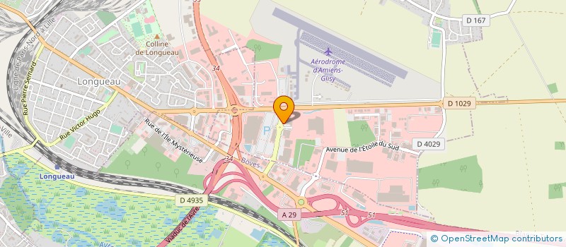 localisation de l'entreprise PROSPORT XII à GLISY