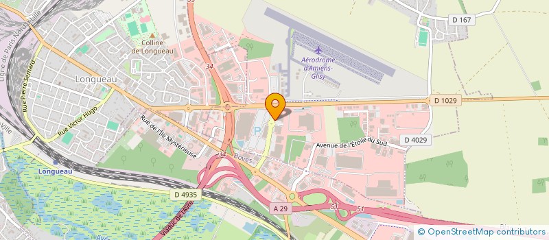 localisation de l'entreprise PROSPORT XIX  GLISY