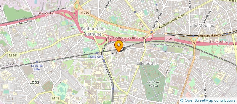 localisation de l'entreprise PROSPOSE à LILLE