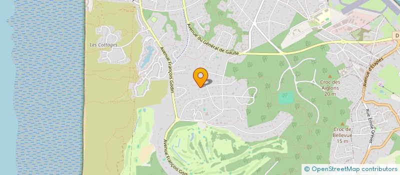 localisation de l'entreprise PROSPRIM  LE TOUQUET-PARIS-PLAGE