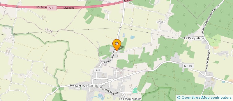 localisation de l'entreprise PROSQUASH  LOIRE-AUTHION