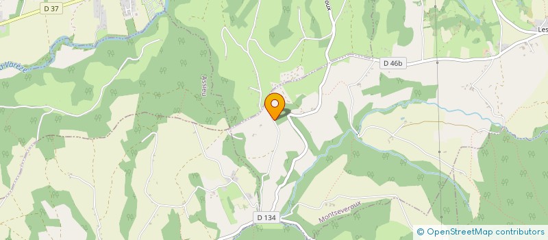 localisation de l'entreprise PROST  MONTSEVEROUX