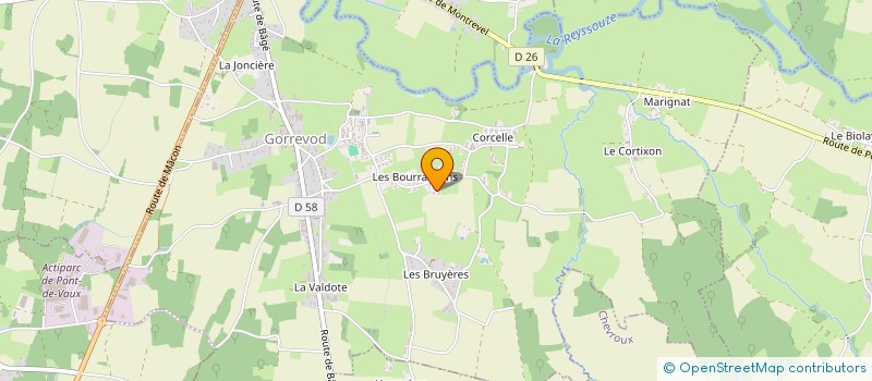 localisation de l'entreprise PROST OLIVIER  GORREVOD