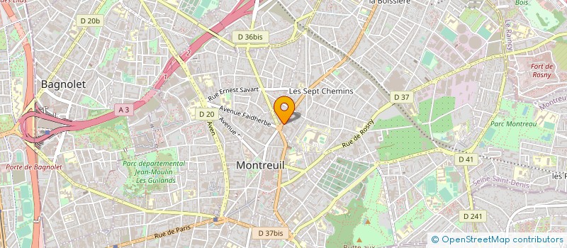 localisation de l'entreprise PROST PUBLICATION  MONTREUIL