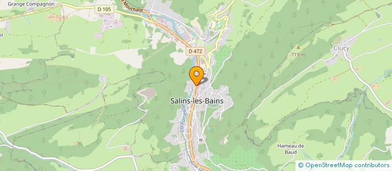 localisation de l'entreprise PROST SIGNALISATION-BTP - PS-BTP à SALINS-LES-BAINS