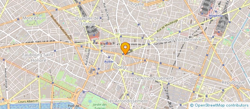 localisation de l'entreprise PROSTACK ASSOCIES  PARIS