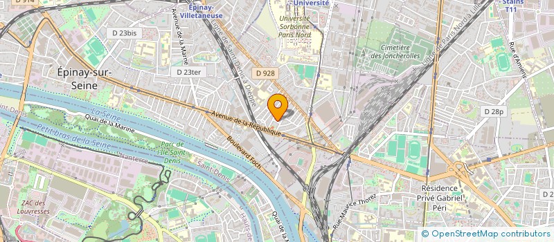 localisation de l'entreprise PROSTEAM à EPINAY-SUR-SEINE