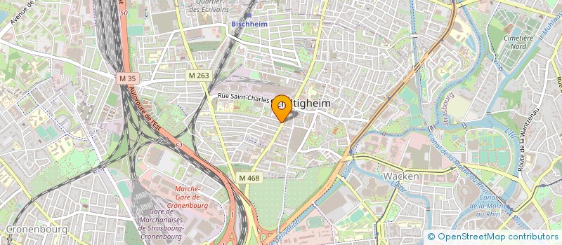 localisation de l'entreprise PROSTOCK à SCHILTIGHEIM