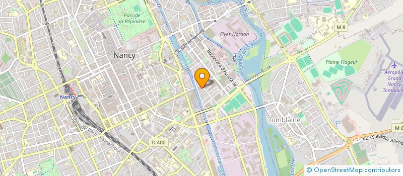 localisation de l'entreprise PROSTPERIA à NANCY