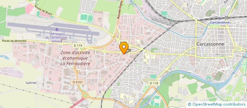 localisation de l'entreprise PROSUD à CARCASSONNE