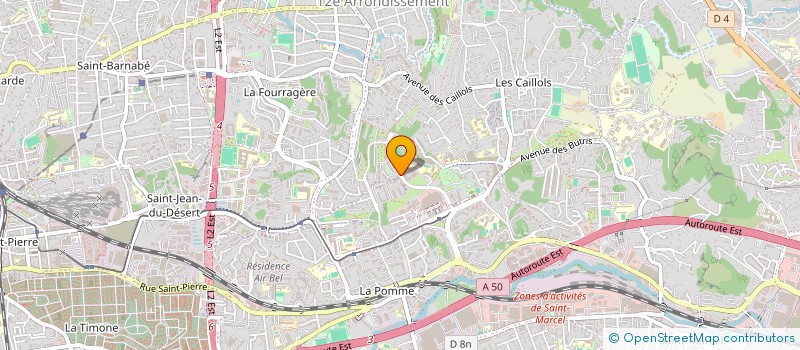 localisation de l'entreprise PROSUD BTP  MARSEILLE