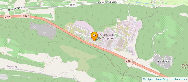 localisation de l'entreprise PROSUD-EST à BRIGNOLES