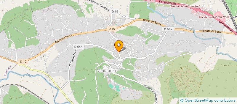 localisation de l'entreprise PROSUD TP à VENTABREN