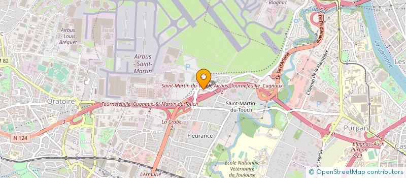 localisation de l'entreprise PROSUDOUEST à TOULOUSE