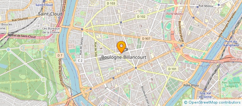 localisation de l'entreprise PROSUMA à BOULOGNE-BILLANCOURT