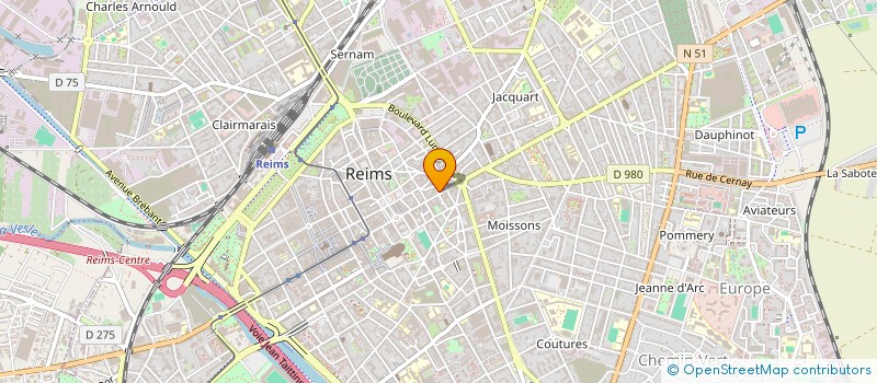 localisation de l'entreprise PROSUP  REIMS