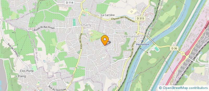 localisation de l'entreprise PROSURANCE COURTAGE  CHARLY