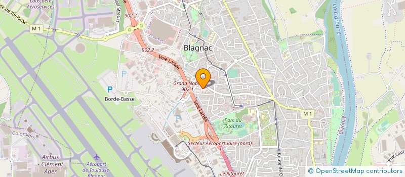 localisation de l'entreprise PROSYNERGIES PATRIMOINE  BLAGNAC