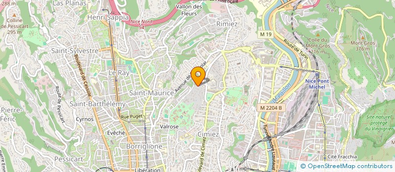 localisation de l'entreprise PROSYS IMMOBILIER  NICE
