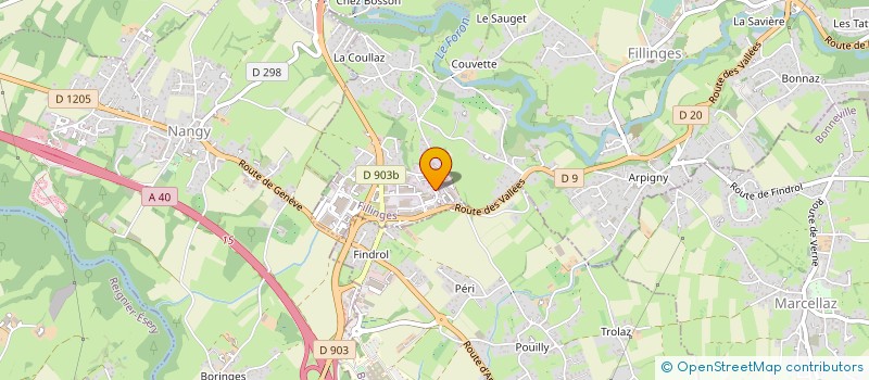 localisation de l'entreprise PROSYS SA à LA TOUR