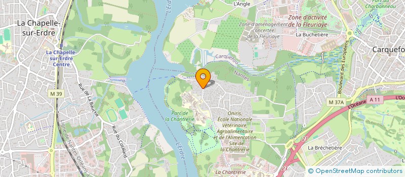 localisation de l'entreprise PROSYST'M GESTION à NANTES