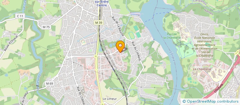 localisation de l'entreprise PROSYSTEL AAD  LA CHAPELLE-SUR-ERDRE