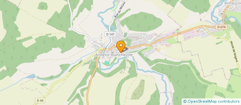 localisation de l'entreprise PROSYSTEME à ANDELOT-BLANCHEVILLE