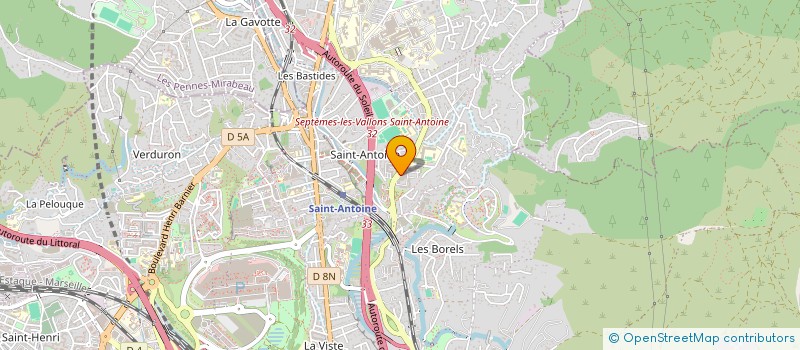 localisation de l'entreprise PROT à MARSEILLE
