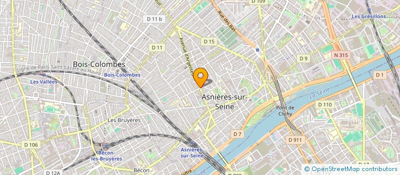 localisation de l'entreprise PROT' ETHIQUE à ASNIERES-SUR-SEINE