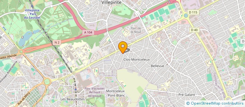 localisation de l'entreprise PROT EXPRESS à VILLEPINTE