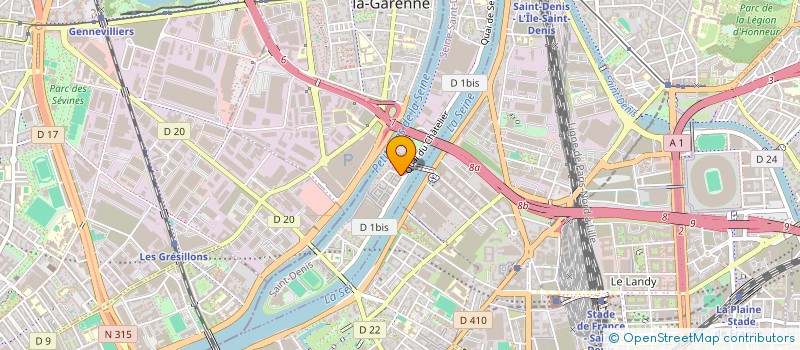 localisation de l'entreprise PROTAGONIST  L'ILE-SAINT-DENIS