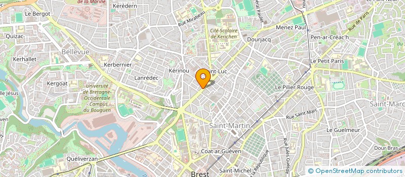 localisation de l'entreprise PROTAGORAS à LOCTUDY