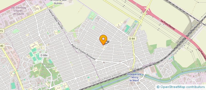 localisation de l'entreprise PROTAH  MONTFERMEIL