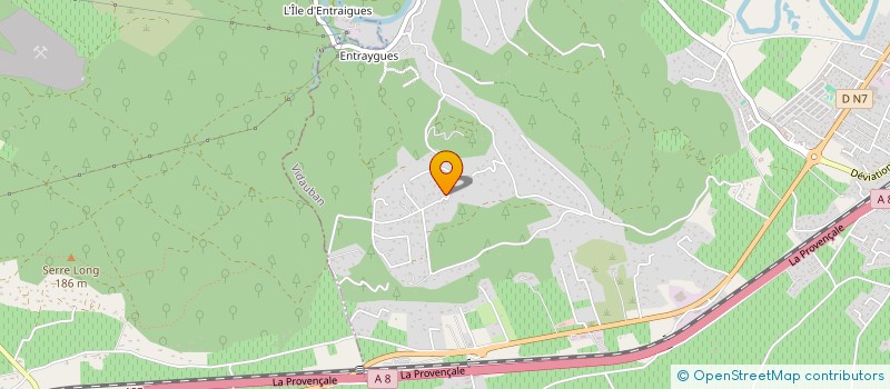 localisation de l'entreprise PROTAIS SCI  VIDAUBAN