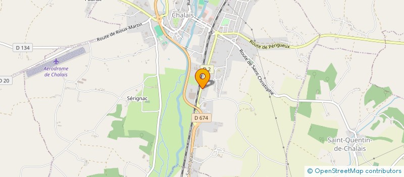 localisation de l'entreprise PROTCLIM à CHALAIS