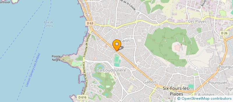 localisation de l'entreprise PROTE à SIX-FOURS-LES-PLAGES