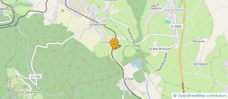 localisation de l'entreprise PROTEA PROJECTS  SAINT-THEOFFREY