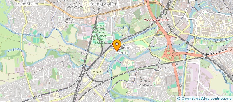 localisation de l'entreprise PROTEAM à STRASBOURG