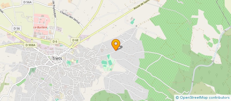 localisation de l'entreprise PROTEC à TRETS
