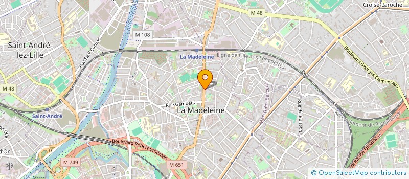 localisation de l'entreprise PROTEC à LA MADELEINE