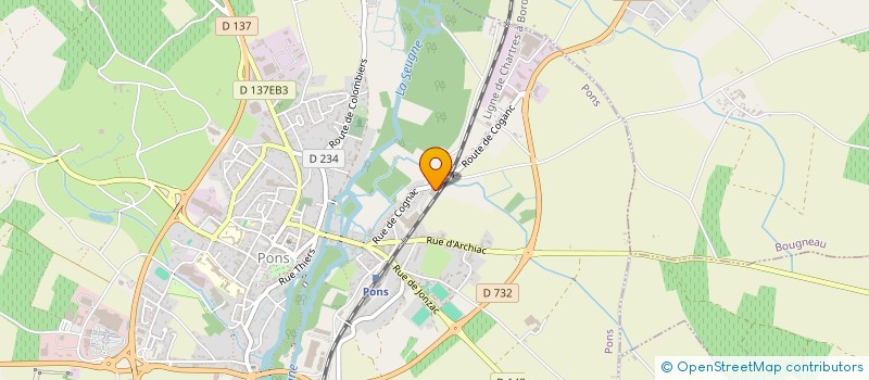 localisation de l'entreprise PROTEC AUTO  PONS