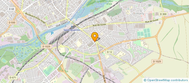 localisation de l'entreprise PROTEC CAVEAU à SAINT-QUENTIN