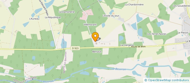 localisation de l'entreprise PROTEC CHASSE  NEUNG-SUR-BEUVRON