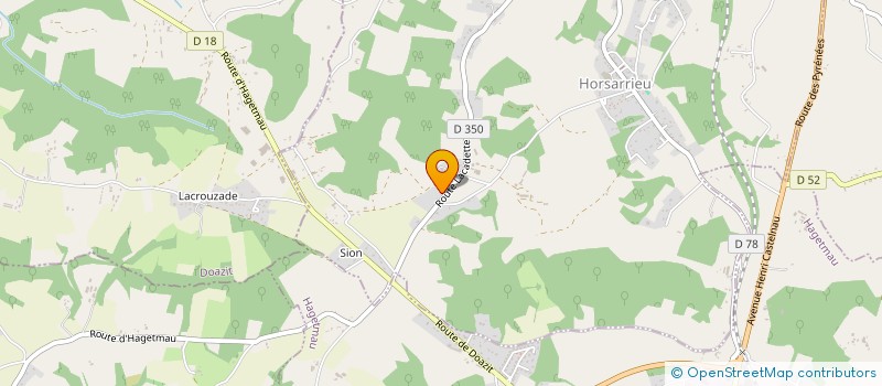 localisation de l'entreprise PROTEC CONSTRUCTION AQUITAINE  HORSARRIEU