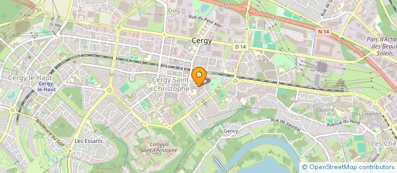 localisation de l'entreprise PROTEC ETANCHEITE  CERGY