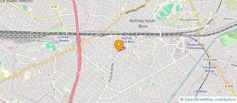 localisation de l'entreprise PROTEC EXPERTISE ET DIAGNOSTIC à AULNAY-SOUS-BOIS