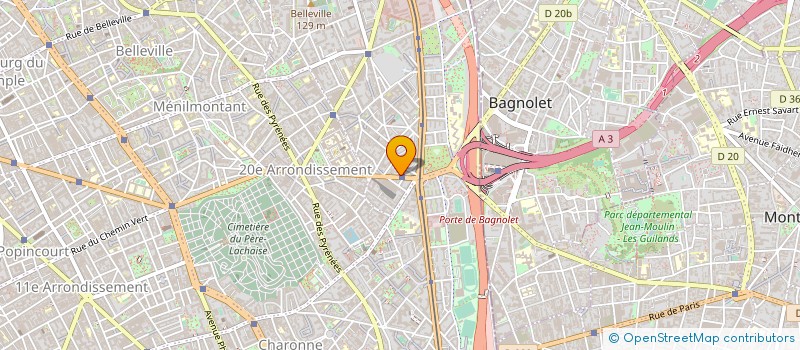 localisation de l'entreprise PROTEC PORTES  PARIS